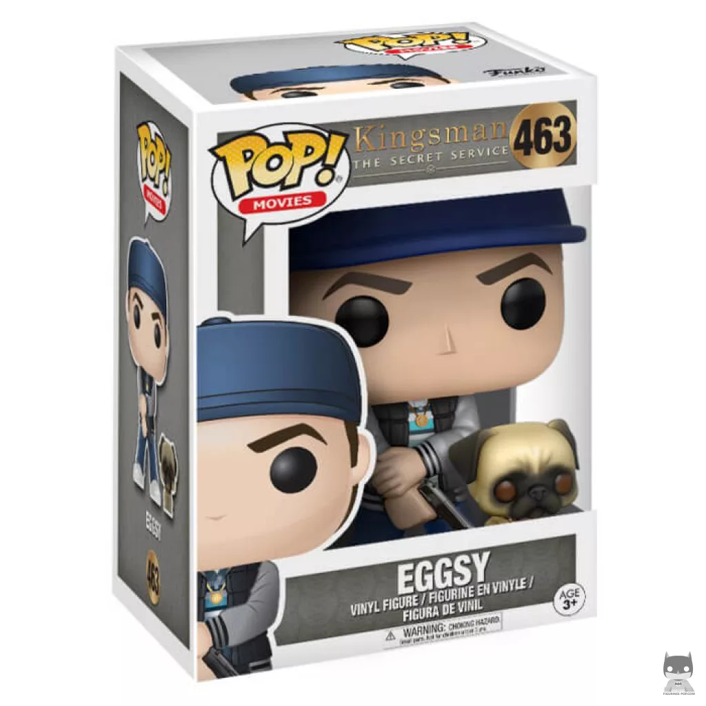 Figura Funko Pop! Gary Eggsy Unwin en su caja