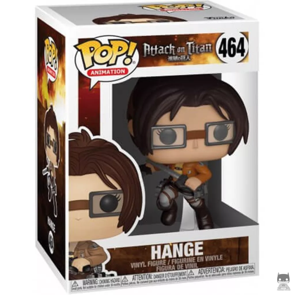 Figura Funko Pop! Hange en su caja