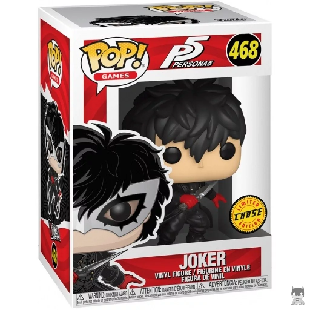 Figura Funko Pop! Joker (Chase) en su caja
