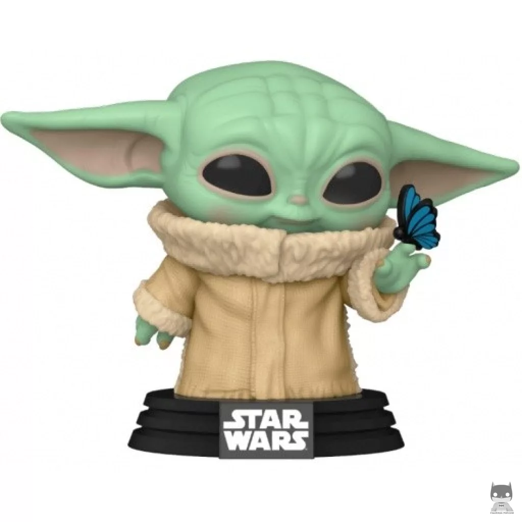 Figura Funko Pop! Grogu con mariposa (The Mandalorian (Star Wars))