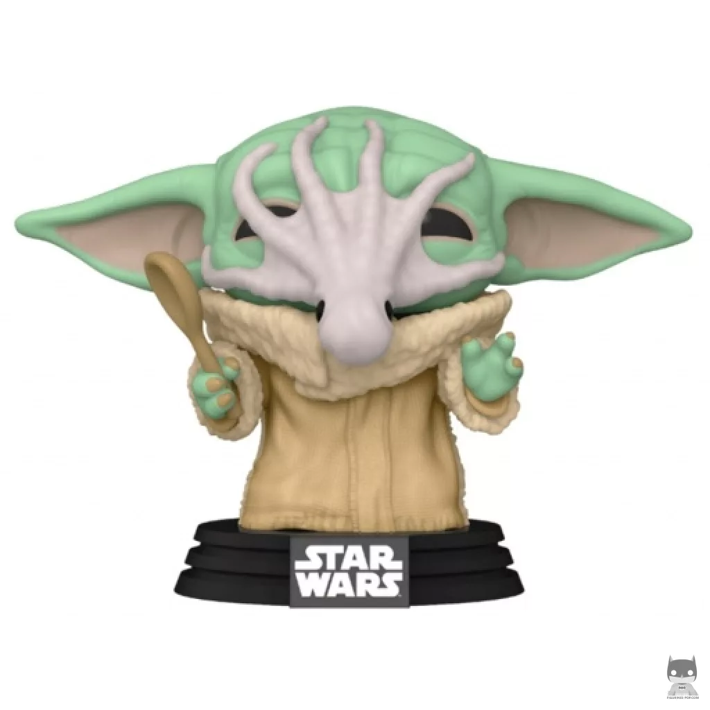 Figura Funko Pop! Grogu con calamar de sopa (The Mandalorian (Star Wars))