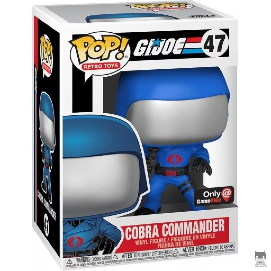 Figura Funko Pop! Cobra Commander en su caja
