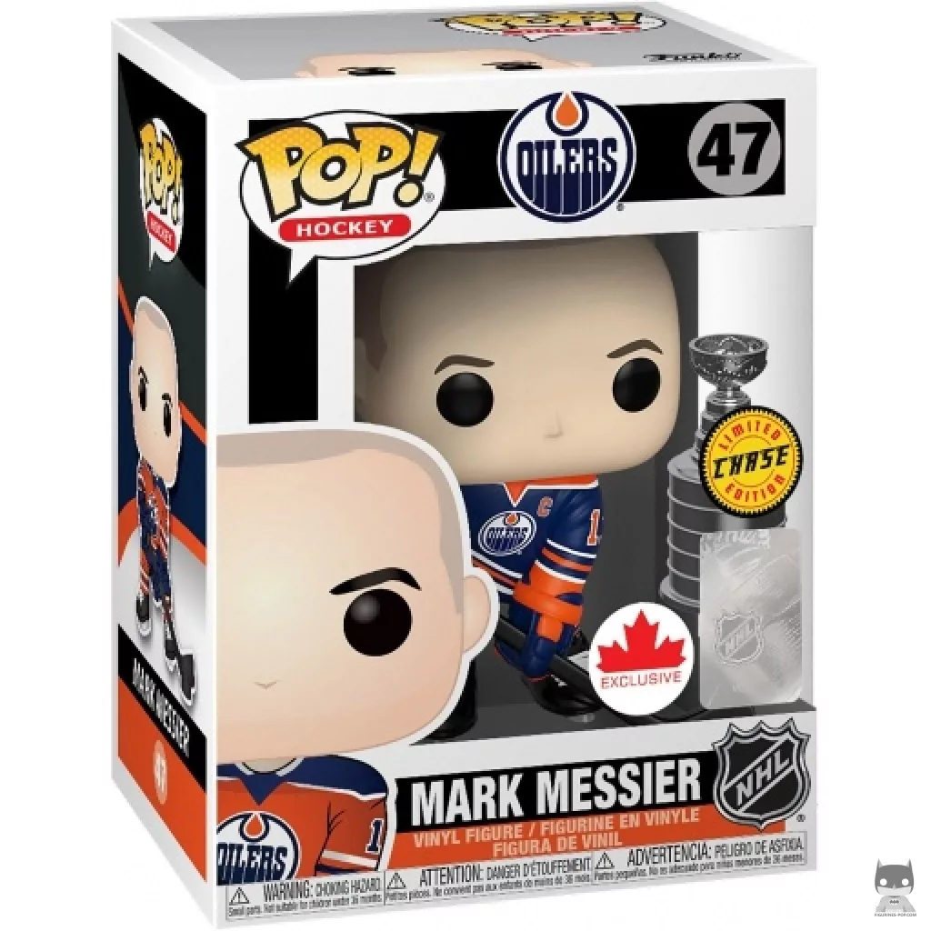 Figura Funko Pop! Mark Messier (Chase) en su caja