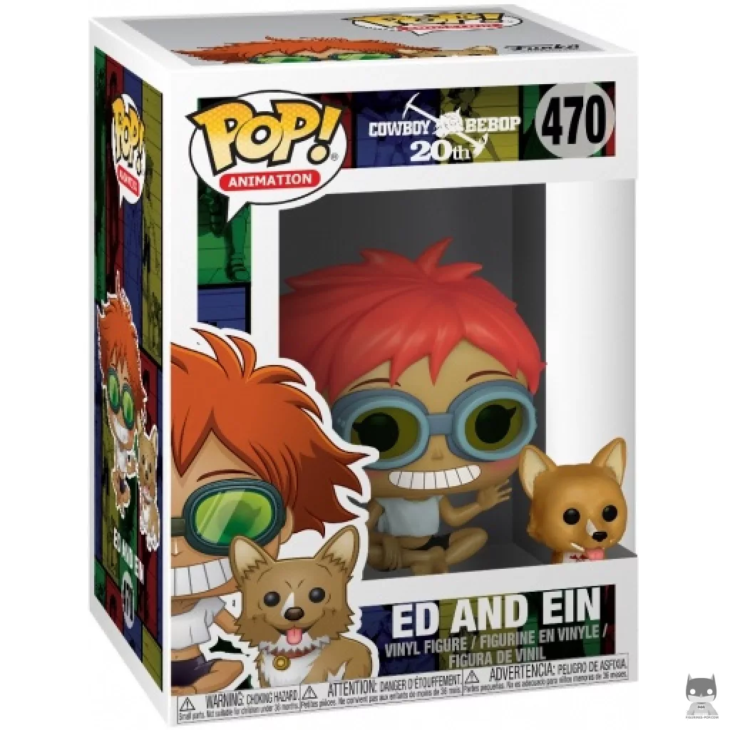 Figura Funko Pop! Ed & Ein en su caja
