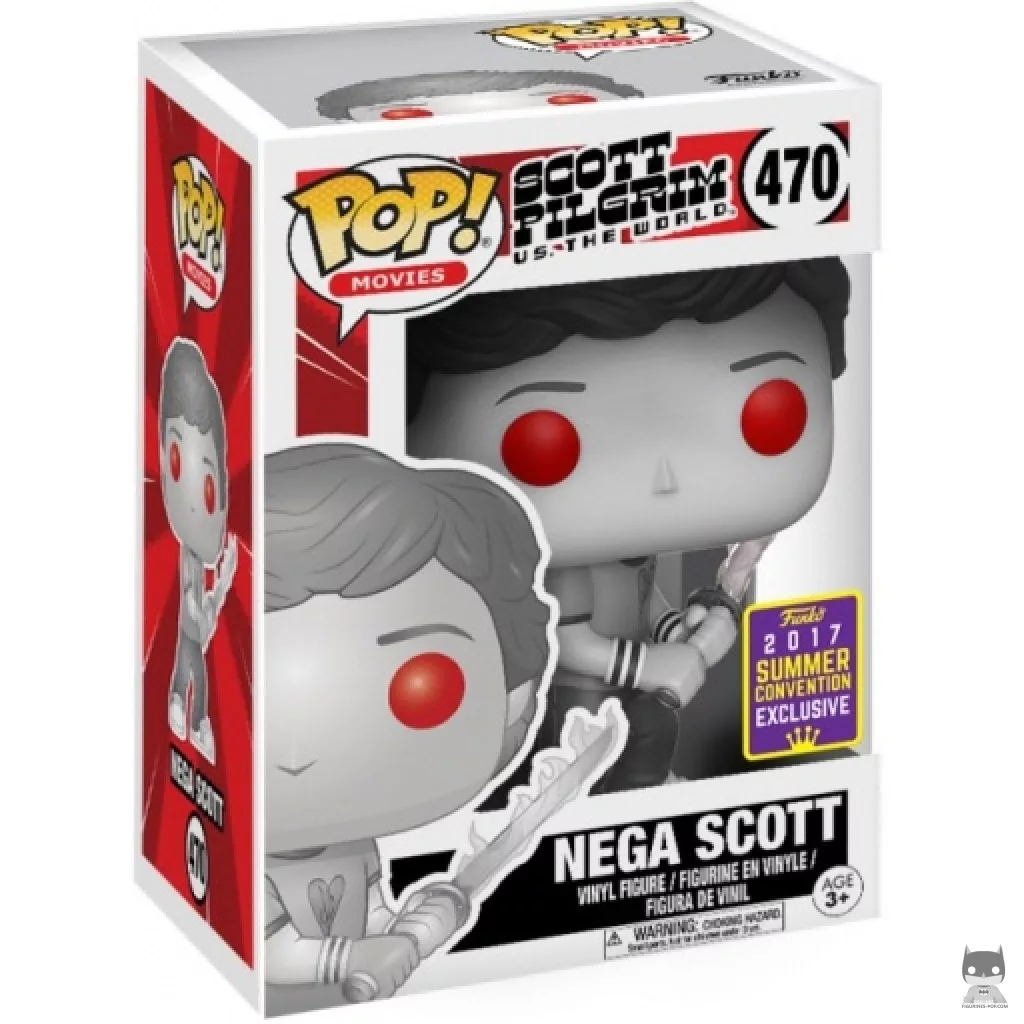 Figura Funko Pop! Scott Pilgrim en su caja