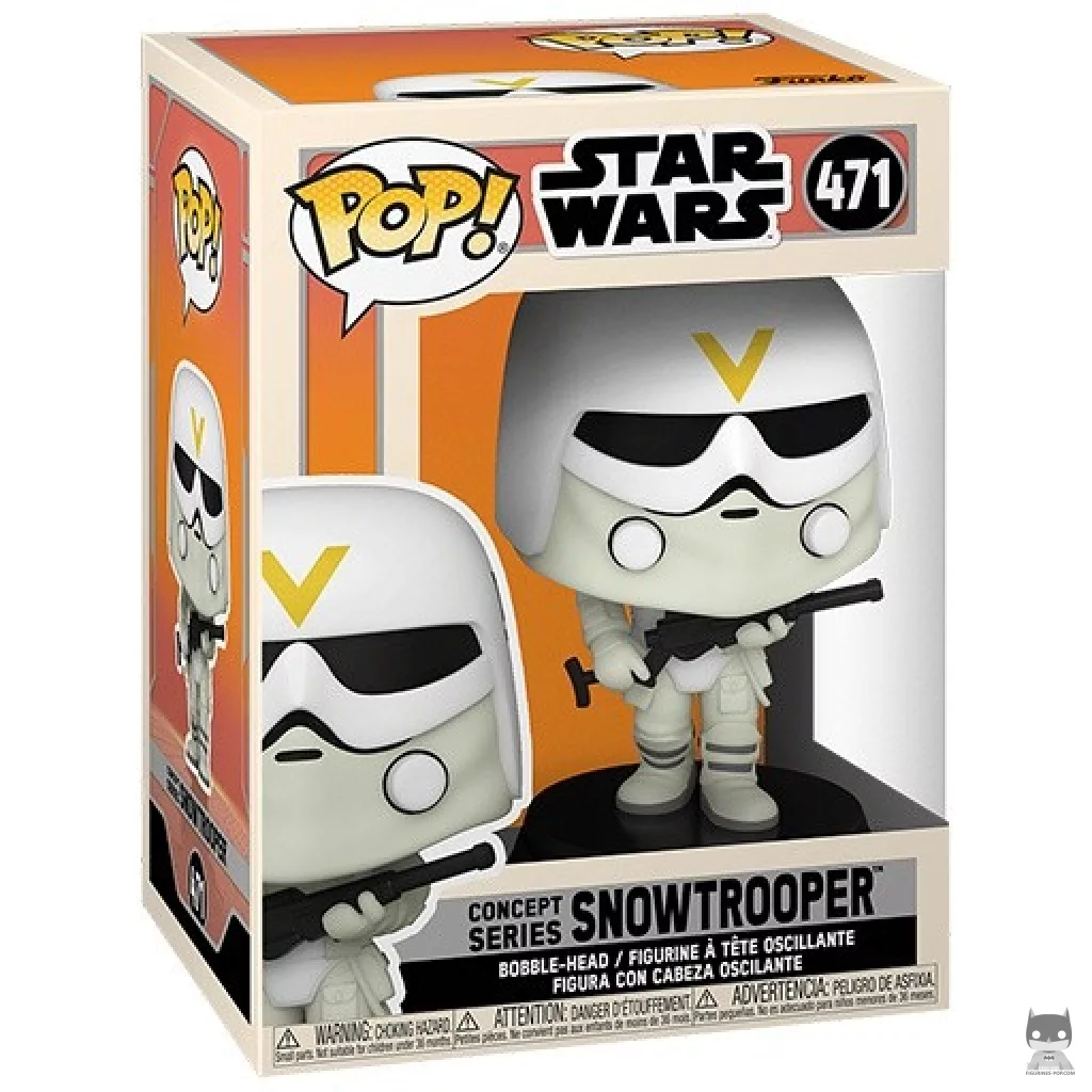 Figura Funko Pop! Snowtrooper en su caja