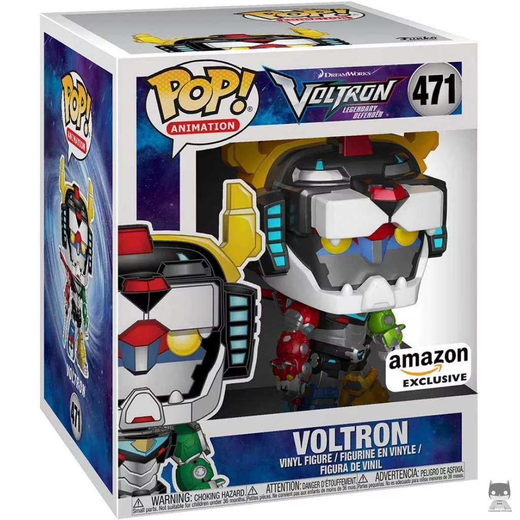 Figura Funko Pop! Voltron (Metalizado & Supersized) en su caja