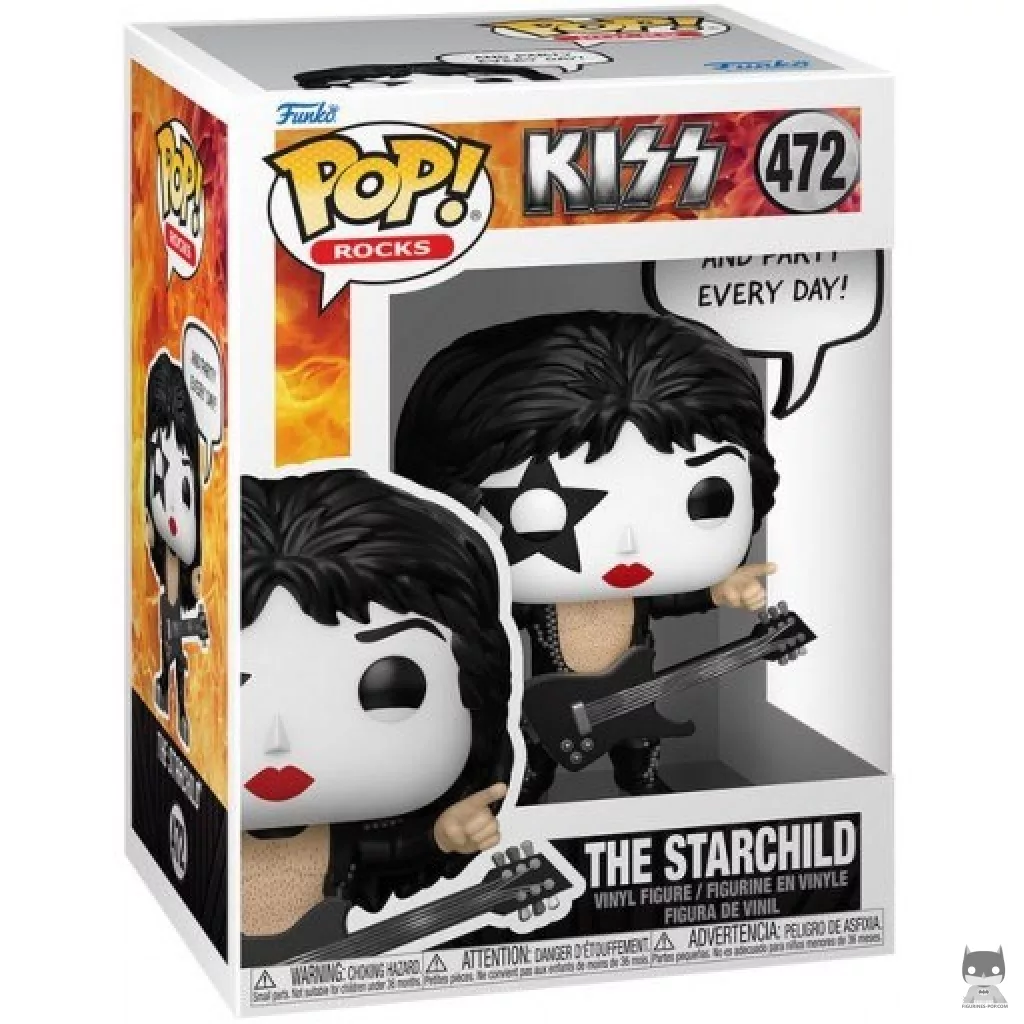 Figura Funko Pop! The Starchild (And Party Every Day) en su caja