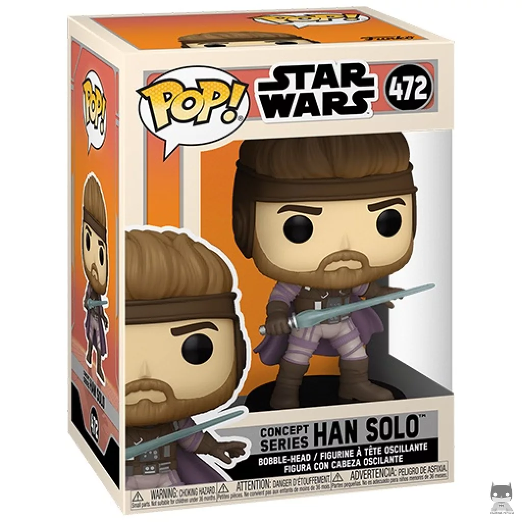 Figura Funko Pop! Han Solo en su caja