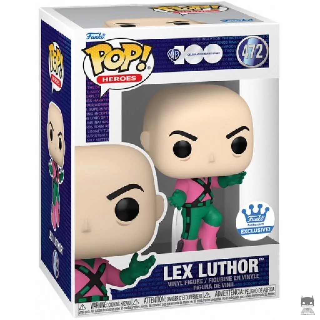 Figura Funko Pop! Lex Luthor en su caja