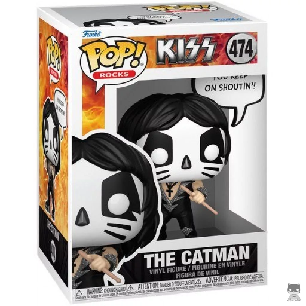 Figura Funko Pop! The Catman (You Keep on Shoutin') en su caja