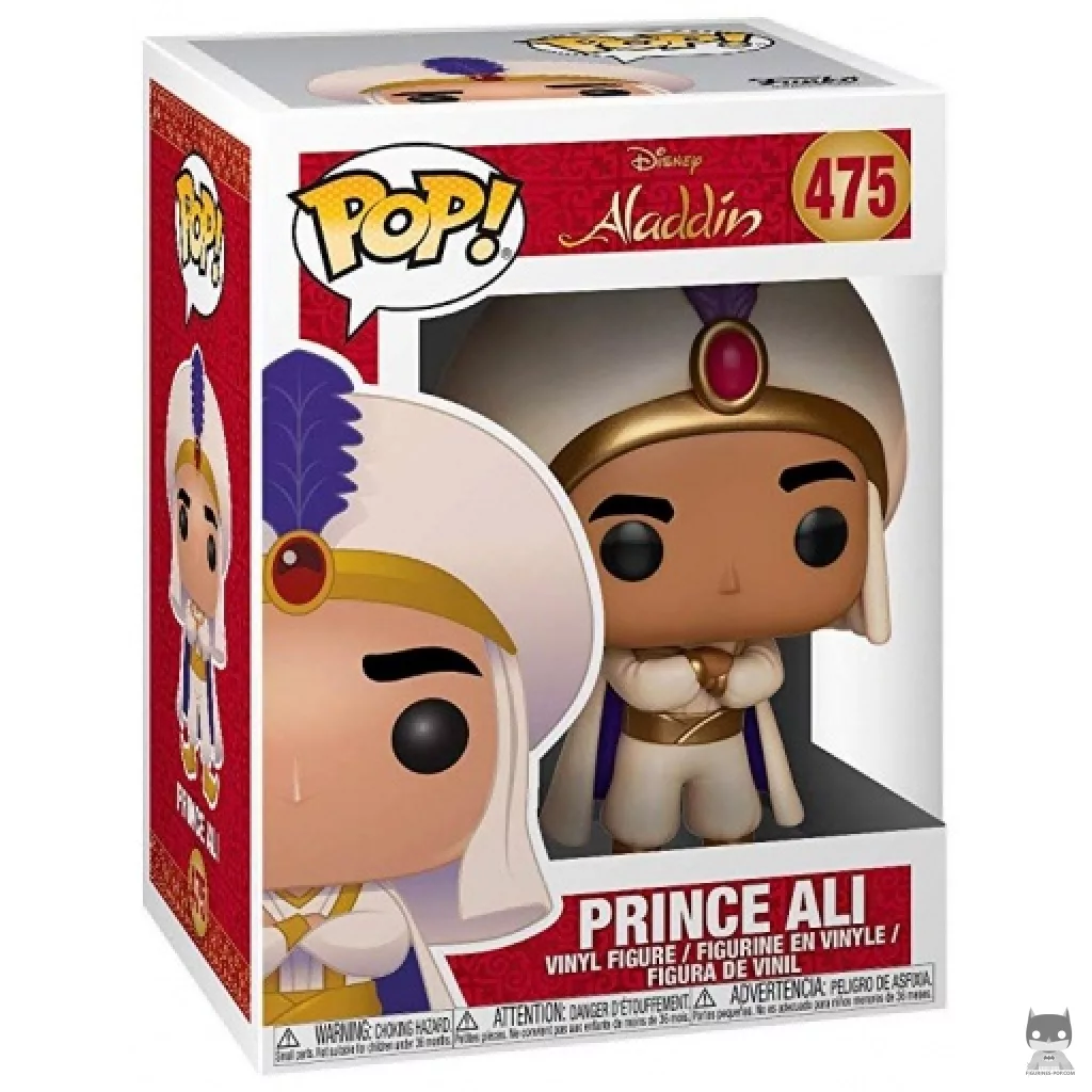 Figura Funko Pop! Aladdin (Príncipe Alí) en su caja