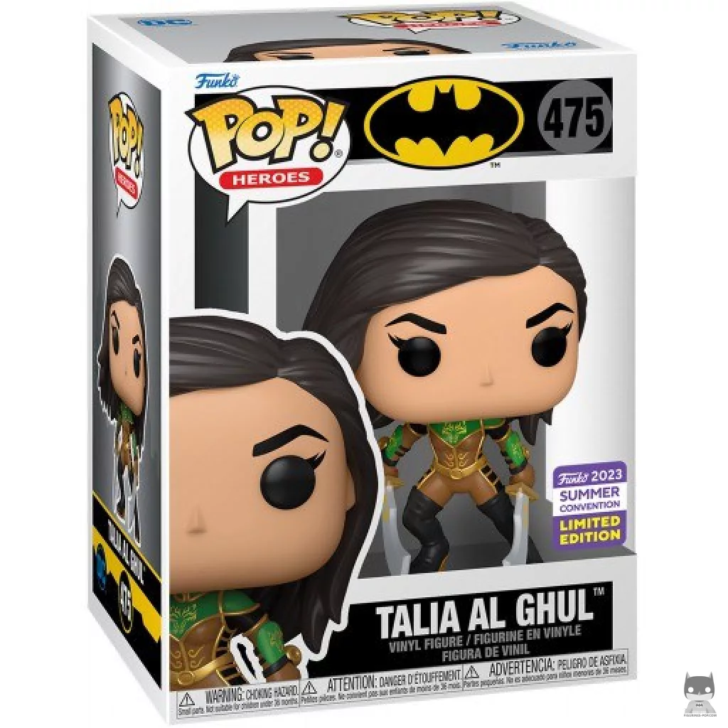 Figura Funko Pop! Talia Al Ghul en su caja