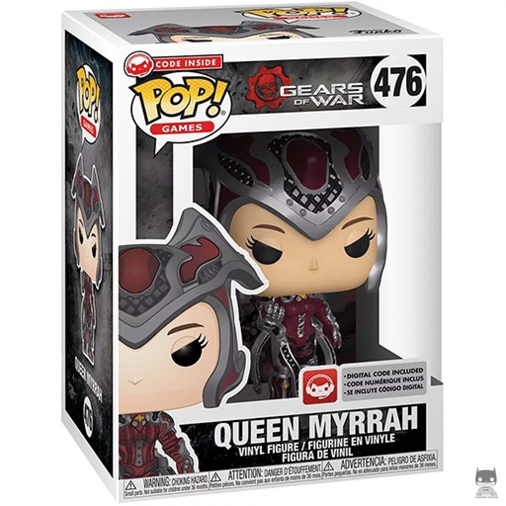 Figura Funko Pop! Queen Myrrah en su caja