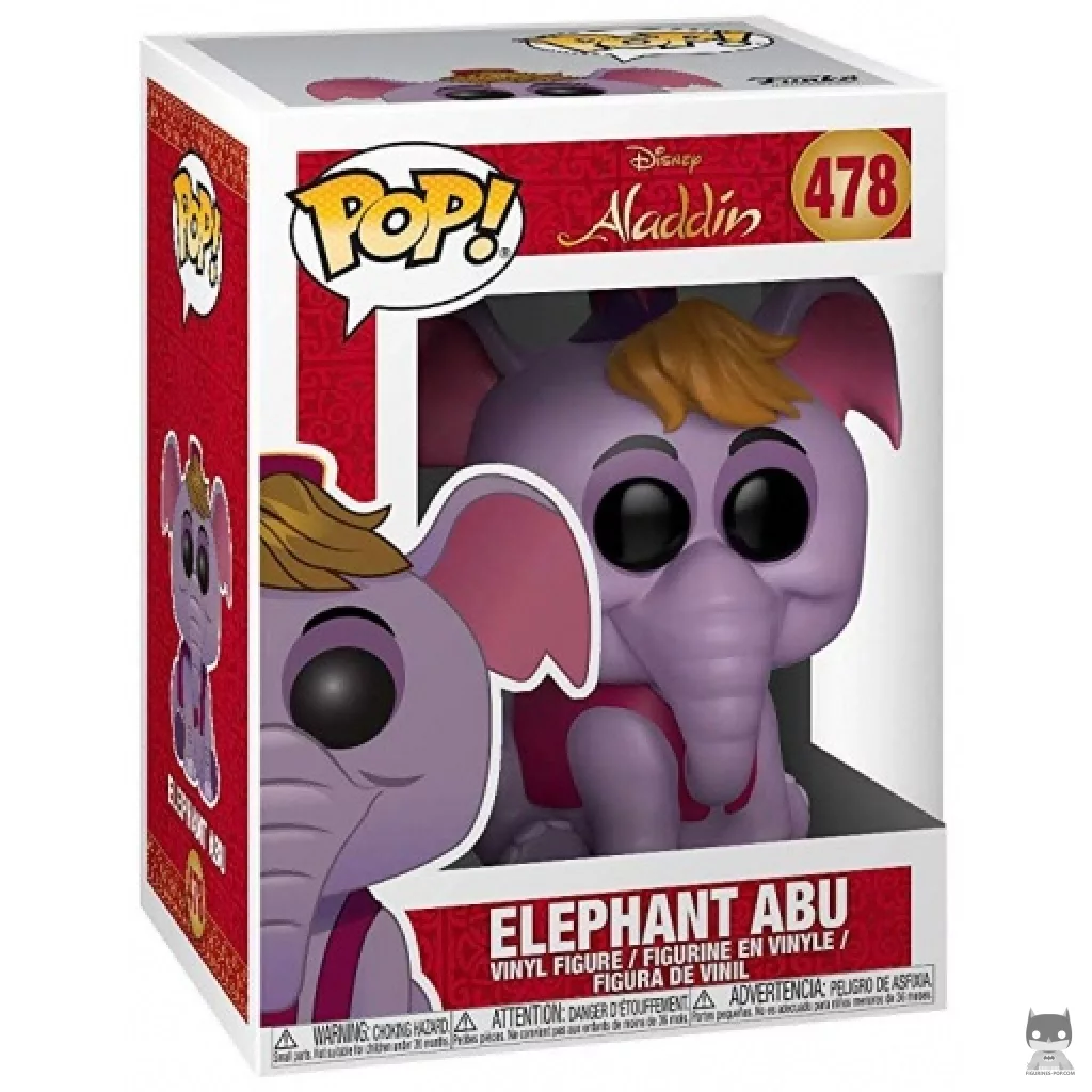 Figura Funko Pop! Abu elefante en su caja