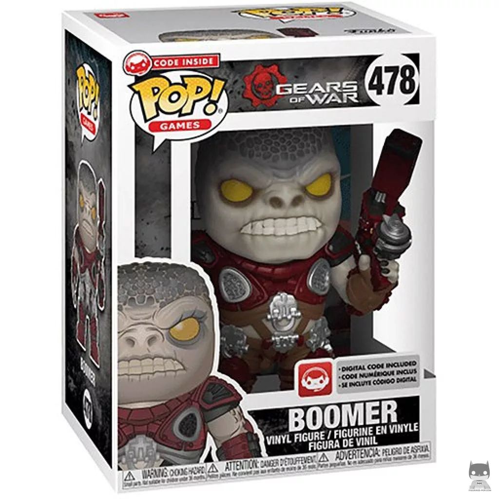 Figura Funko Pop! Boomer en su caja