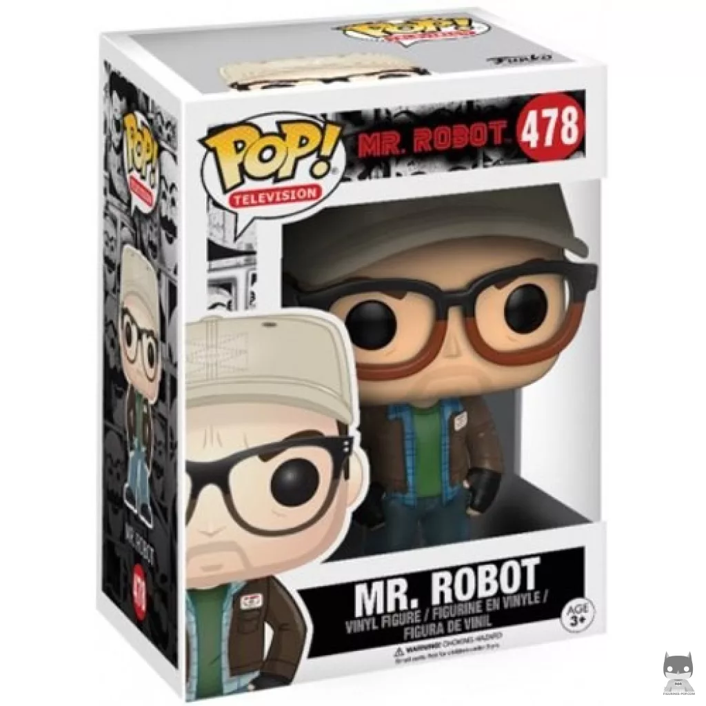 Figura Funko Pop! Mr. Robot en su caja