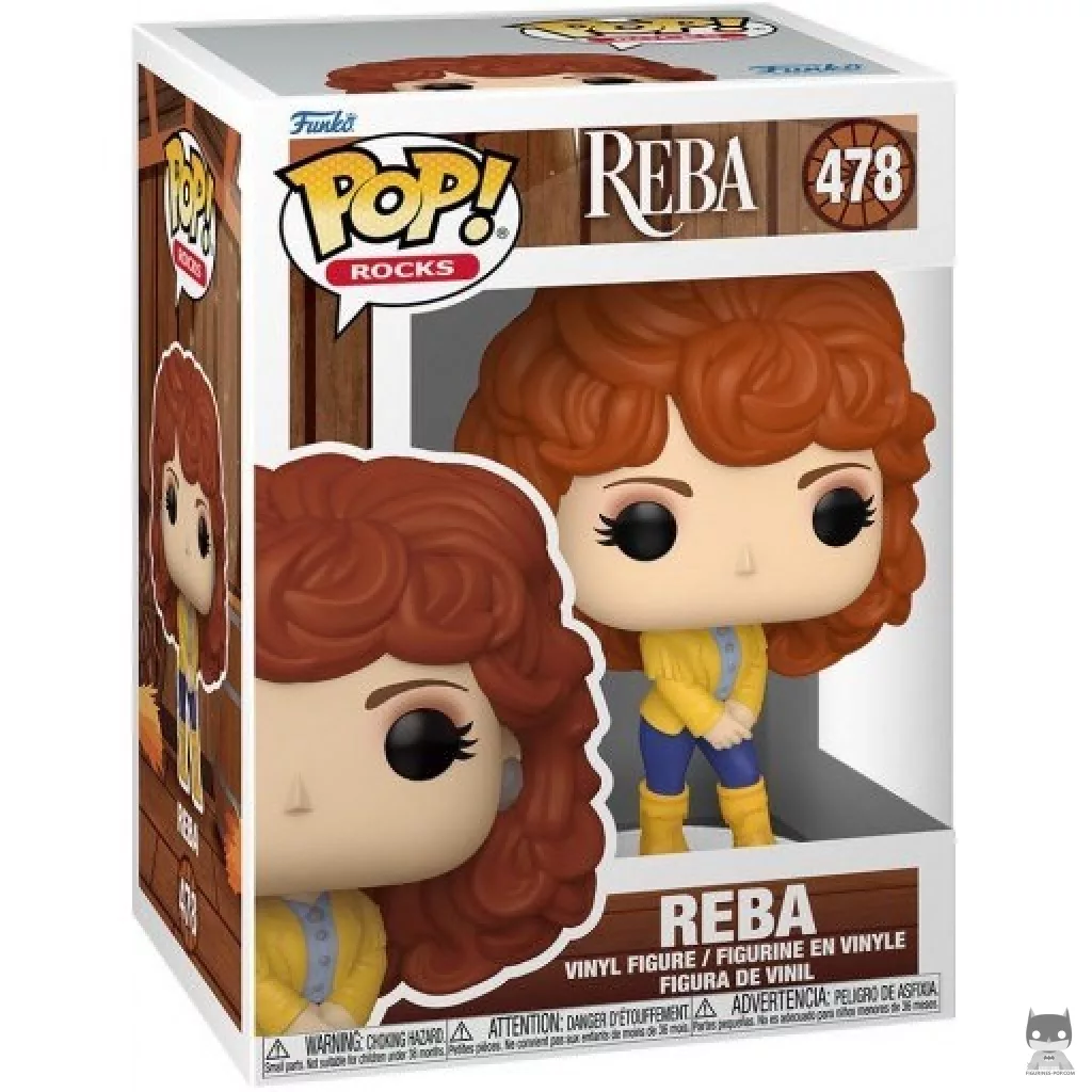 Figura Funko Pop! Reba McEntire (Vaquera) en su caja