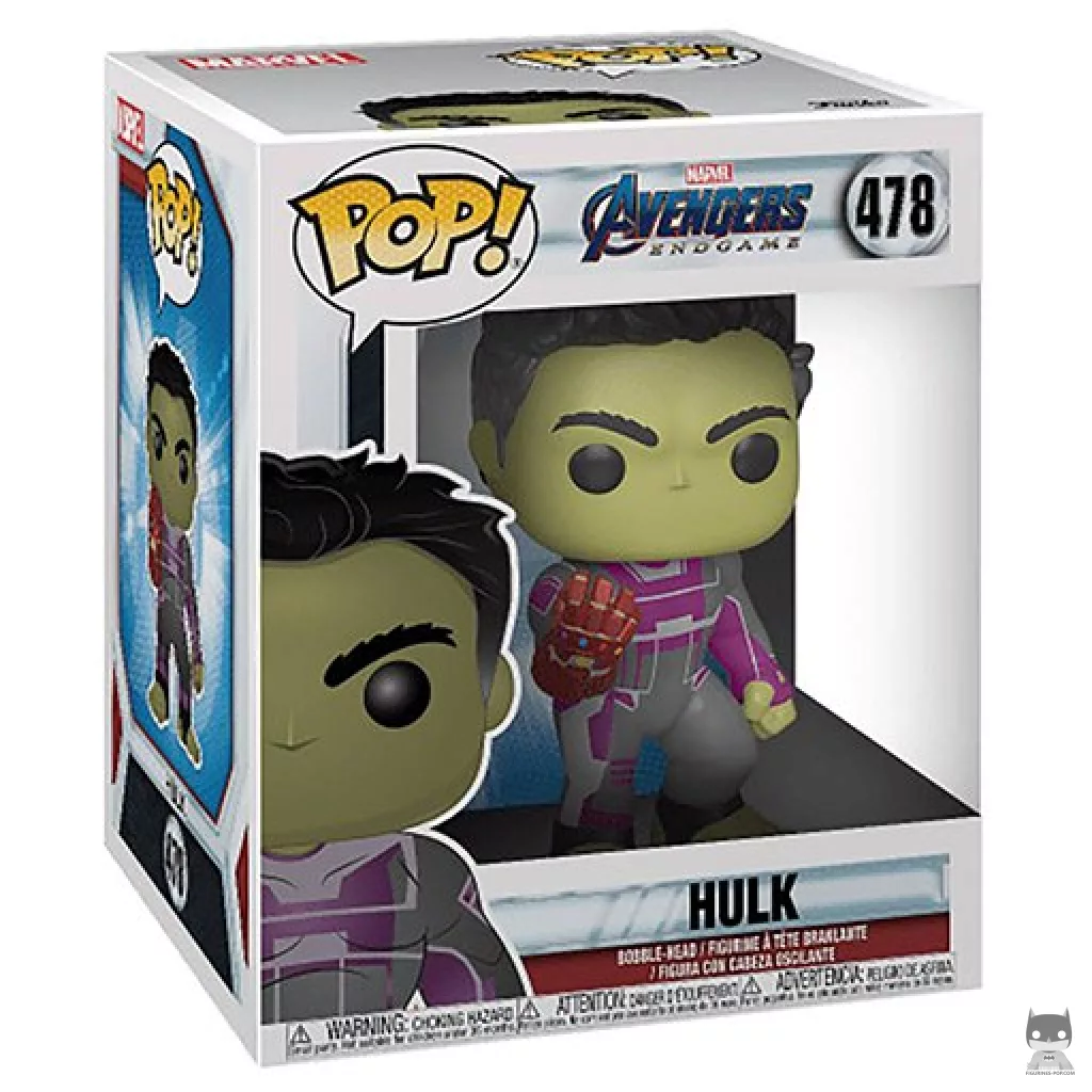 Figura Funko Pop! Hulk (Supersized) en su caja