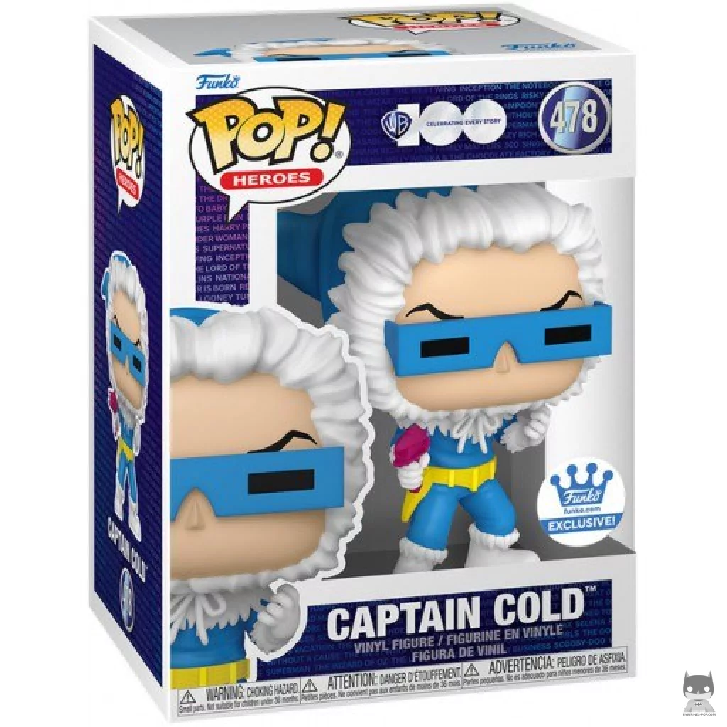 Figura Funko Pop! Capitán Frío en su caja
