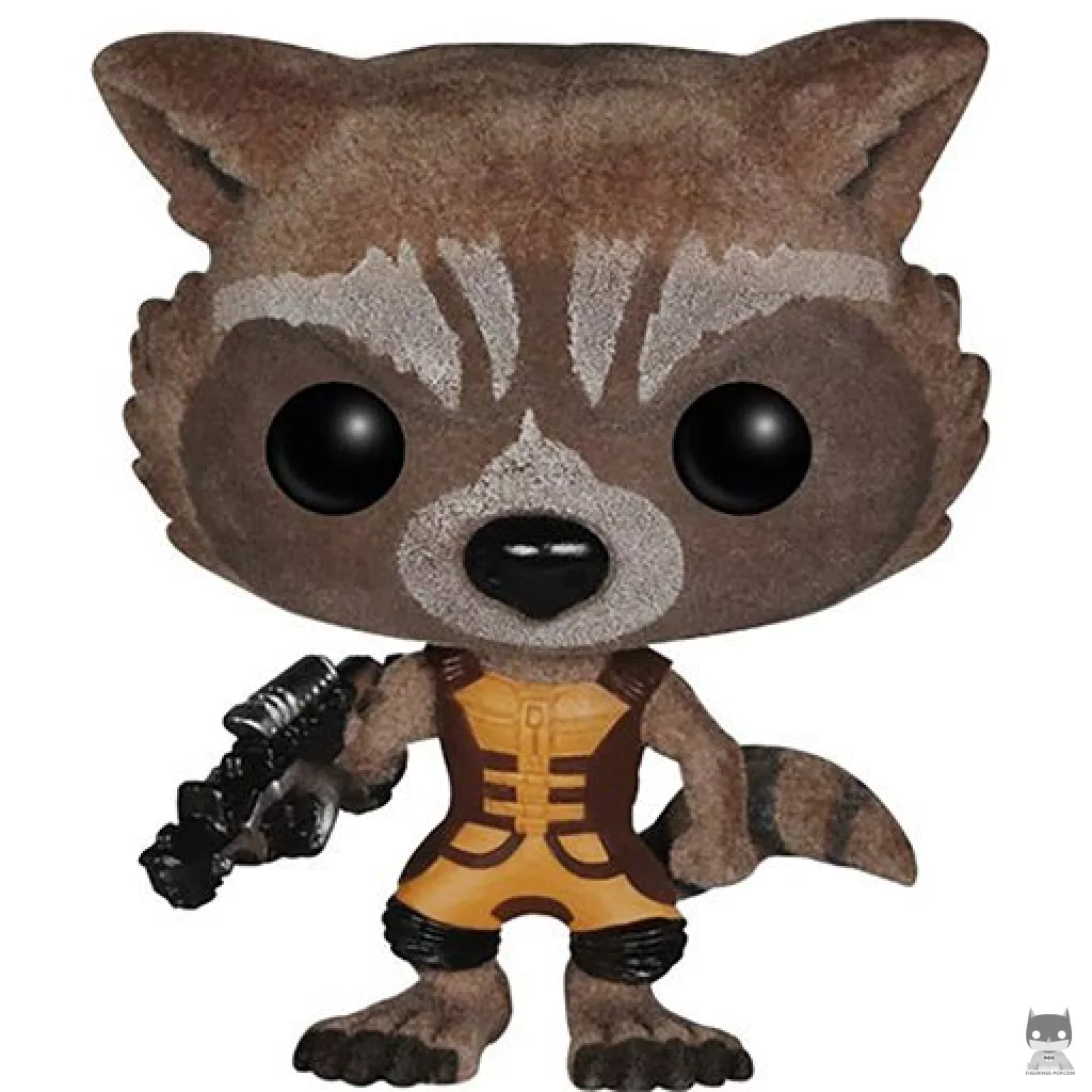 Figura Funko Pop! Rocket Raccoon (Flocado) (Guardianes de la Galaxia)