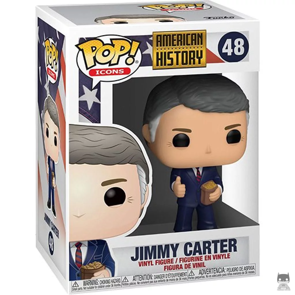 Figura Funko Pop! Jimmy Carter en su caja
