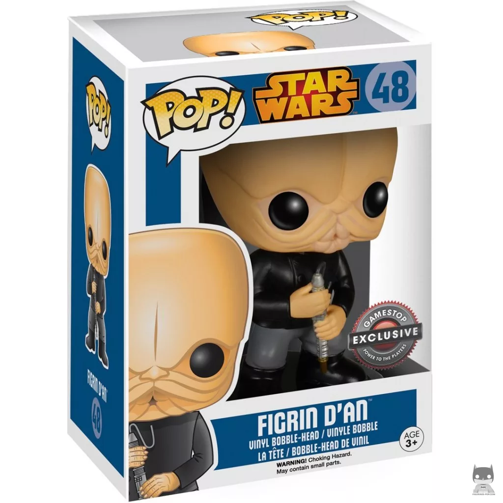 Figura Funko Pop! Figrin D'an en su caja
