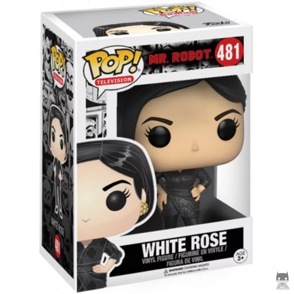 Figura Funko Pop! Rosa Blanca en su caja