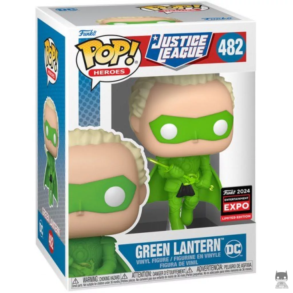 Figura Funko Pop! Linterna Verde en su caja