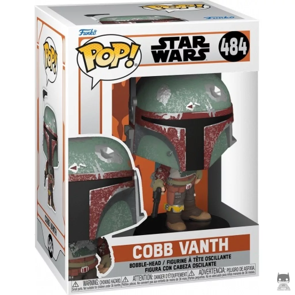 Figura Funko Pop! Cobb Vanth en su caja