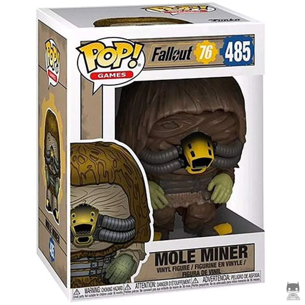 Figura Funko Pop! Minero topo en su caja