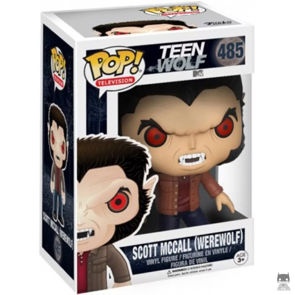 Figura Funko Pop! Scott McCall (Hombre lobo) en su caja
