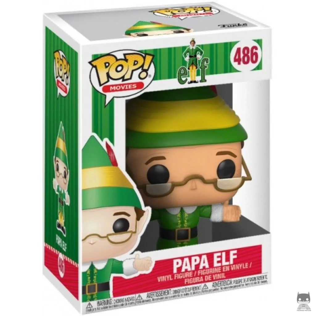 Figura Funko Pop! Papá Elfo en su caja