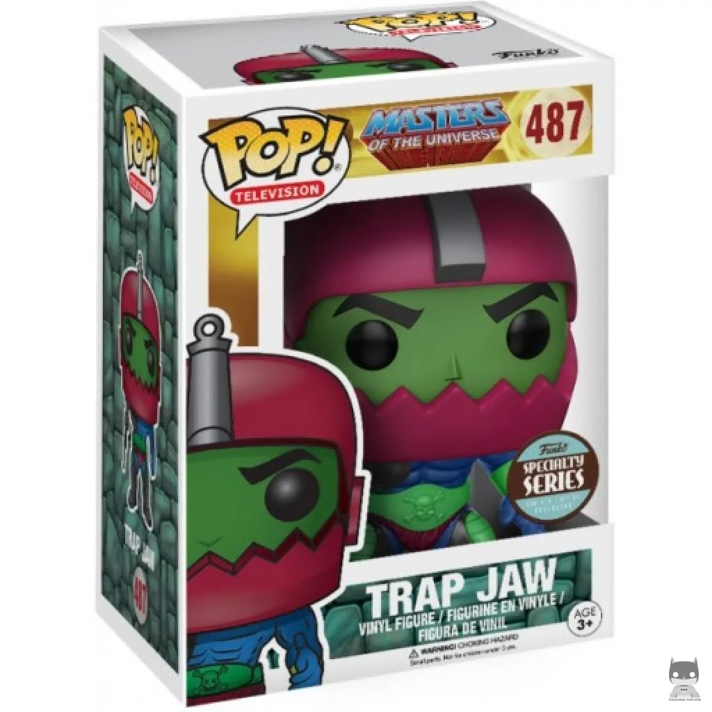 Figura Funko Pop! Trap Jaw en su caja