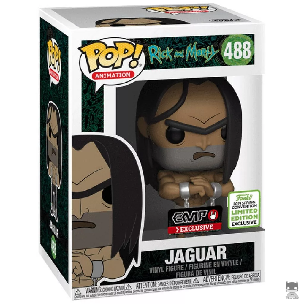 Figura Funko Pop! Jaguar sin camiseta en su caja
