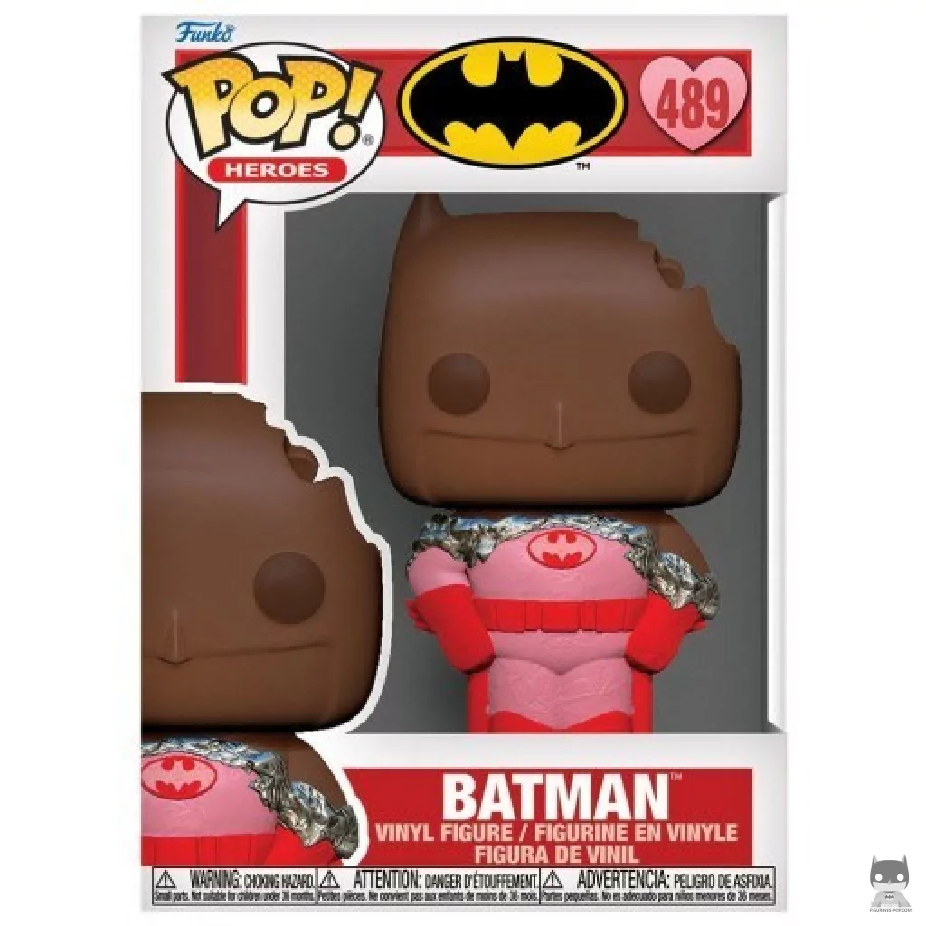 Figura Funko Pop! Batman (Chocolate) en su caja