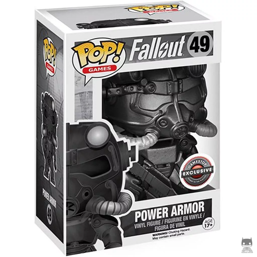 Figura Funko Pop! Servoarmadura (Blanco y negro) en su caja
