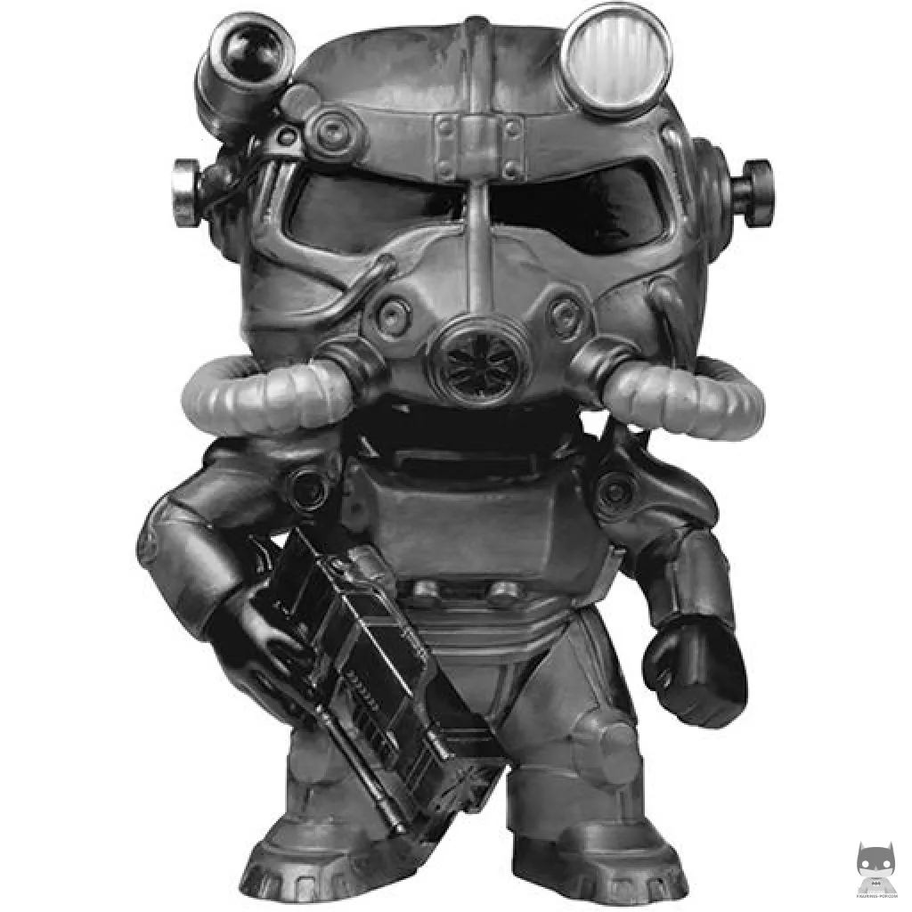 Figura Funko Pop! Servoarmadura (Blanco y negro) (Fallout)