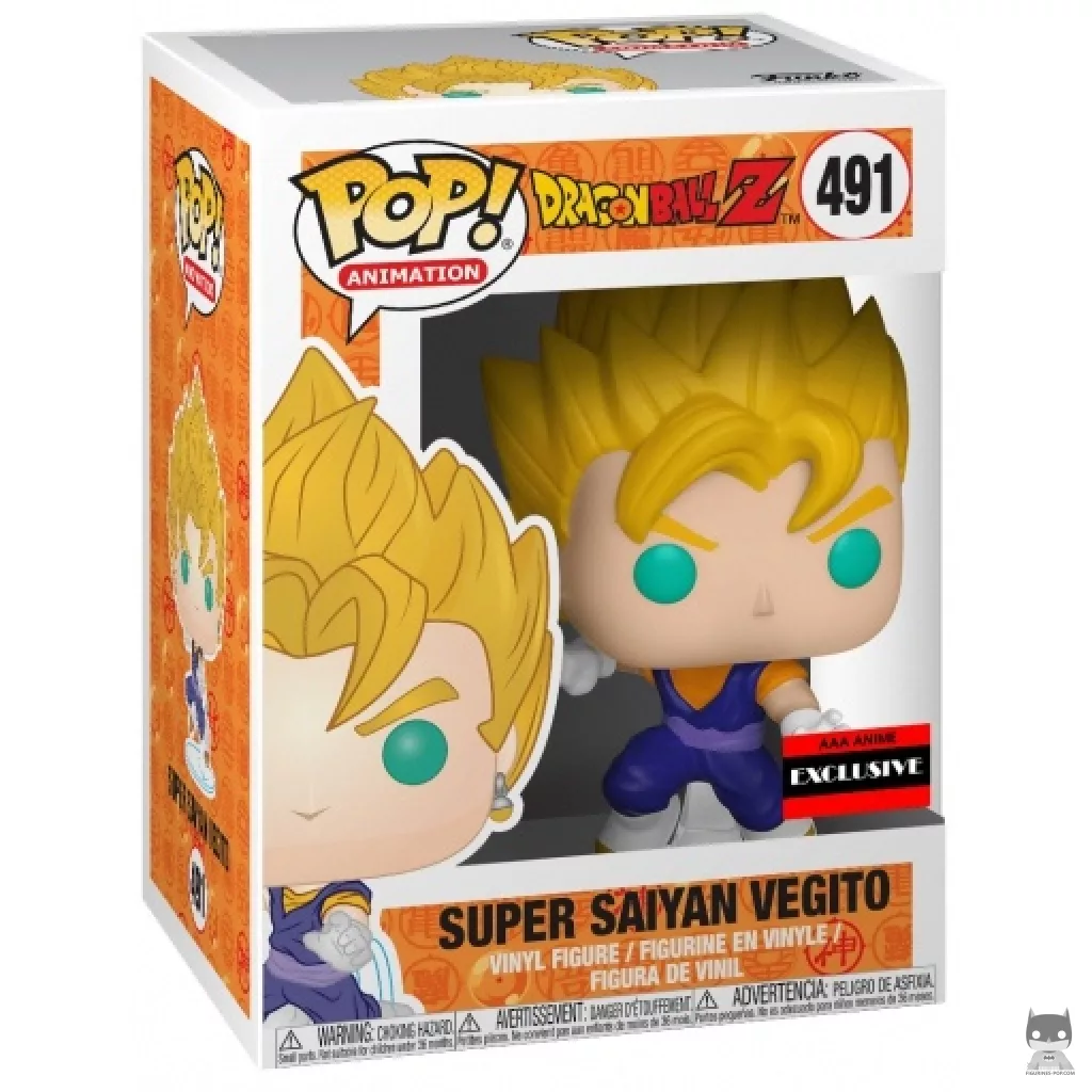 Figura Funko Pop! Vegetto Super Saiyan en su caja