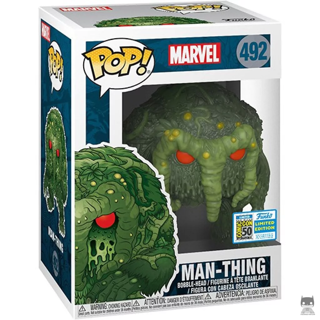 Figura Funko Pop! Hombre Cosa en su caja