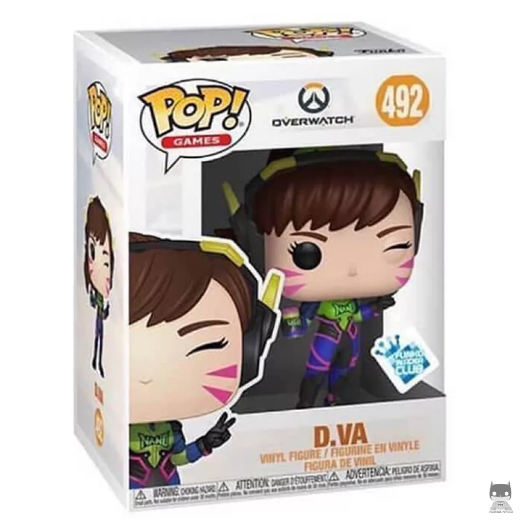 Figura Funko Pop! D.Va (Aspecto Nano Cola) en su caja