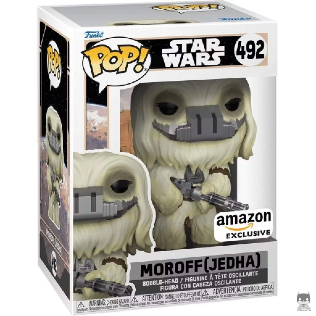 Figura Funko Pop! Moroff en Jedha en su caja