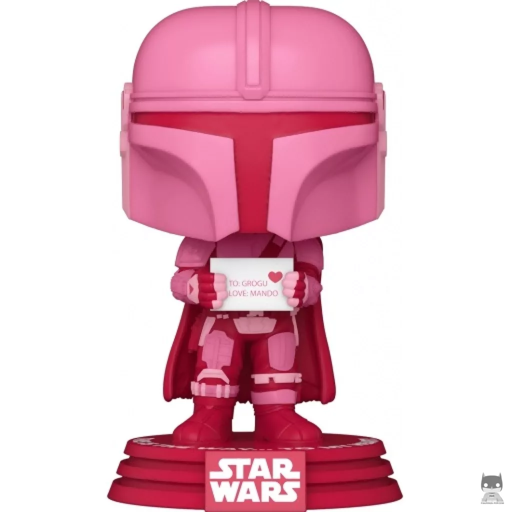 Figura Funko Pop! El Mandaloriano (Rosa) (Star Wars (San Valentín))