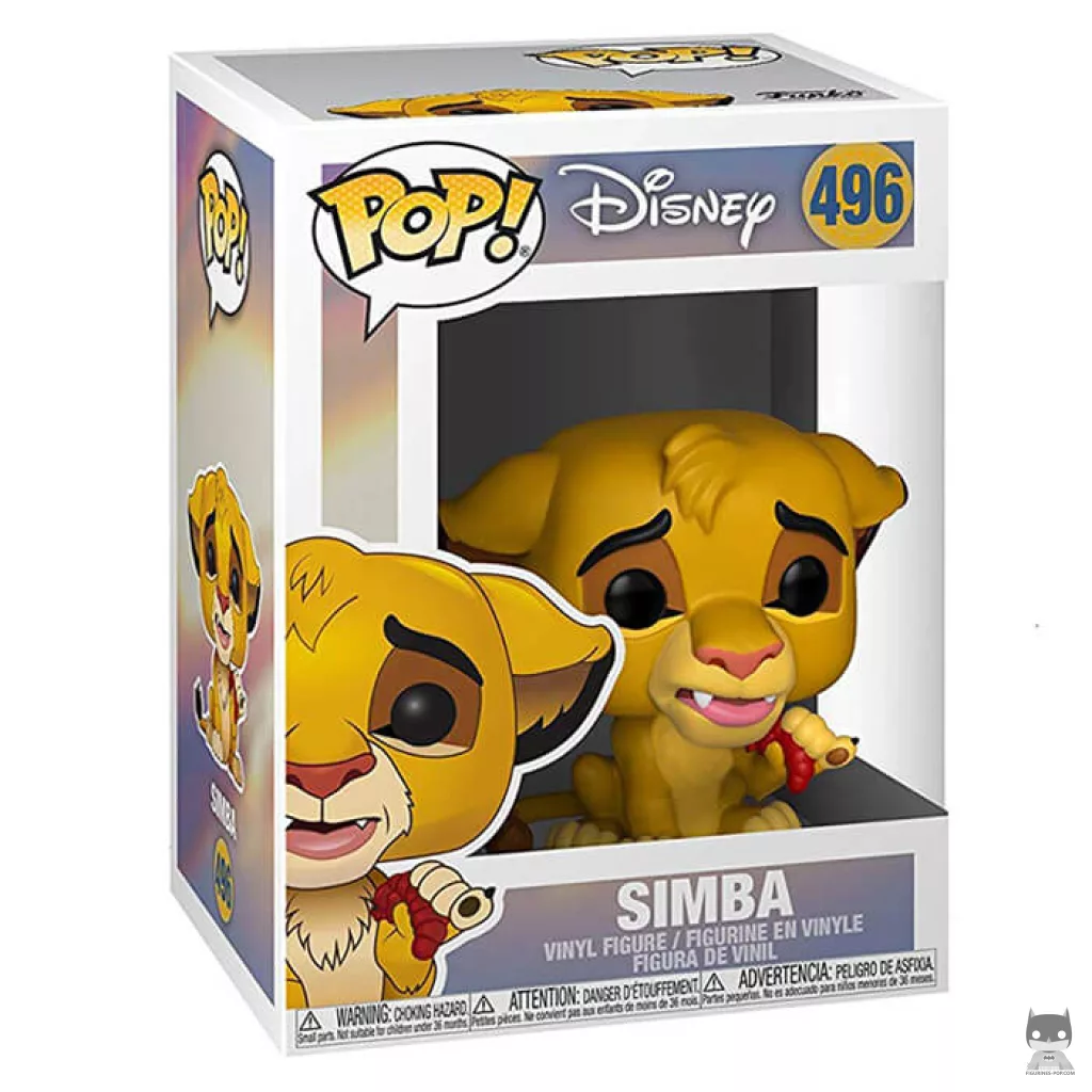 Figura Funko Pop! Simba con larva en su caja