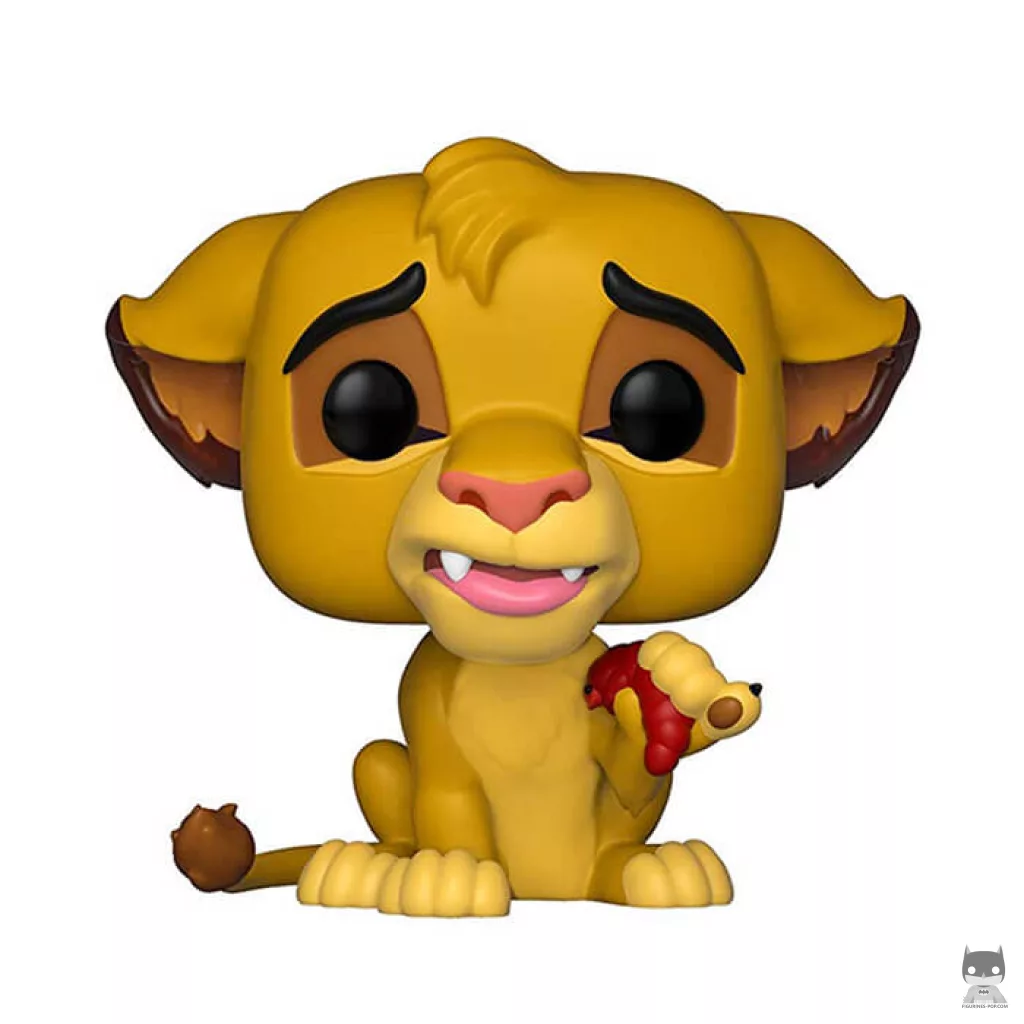 Figura Funko Pop! Simba con larva (El rey león)