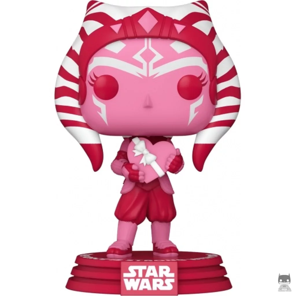 Figura Funko Pop! Ahsoka (Rosa) (Star Wars (San Valentín))