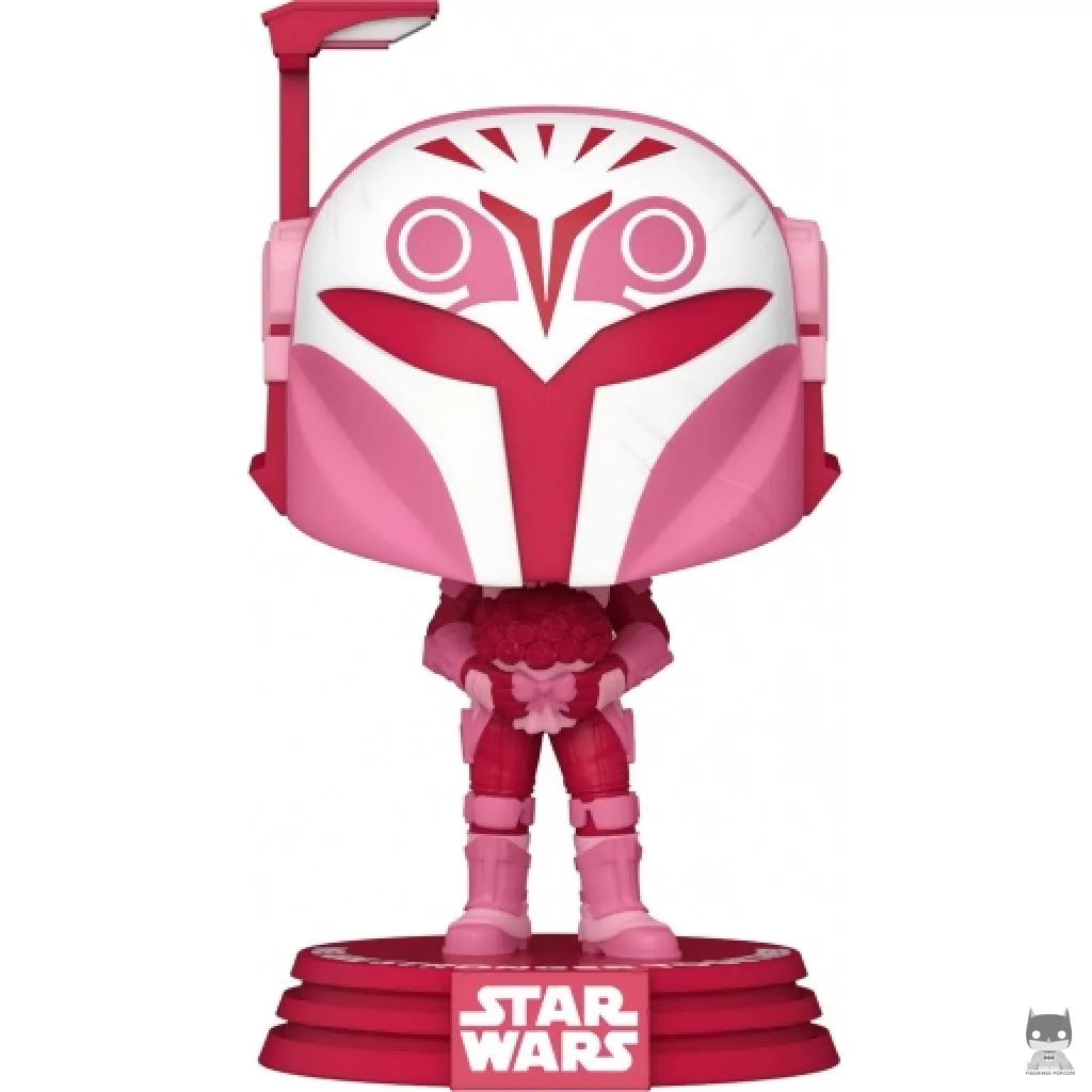 Figura Funko Pop! Bo-Katan Kryze (Rosa) (Star Wars (San Valentín))