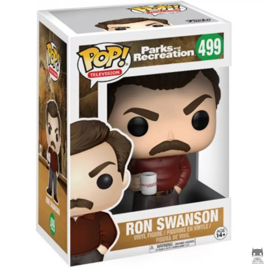Figura Funko Pop! Ron Swanson en su caja