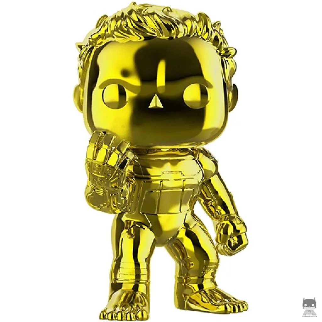 Figura Funko Pop! Hulk (Amarillo cromado) (Vengadores: Endgame)