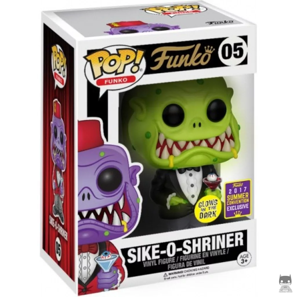 Figura Funko Pop! Sike-O-Shriner (Verde) en su caja
